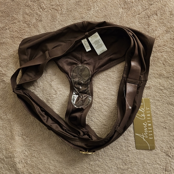 Anne Cole Swimming Suit Button. Size XL. Color Brown. - Picture 3 of 5